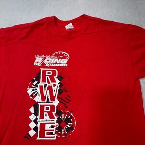 Rusty Wallace Racing Experience RWRE Graphic T-Shirt Red Mens XL 1266